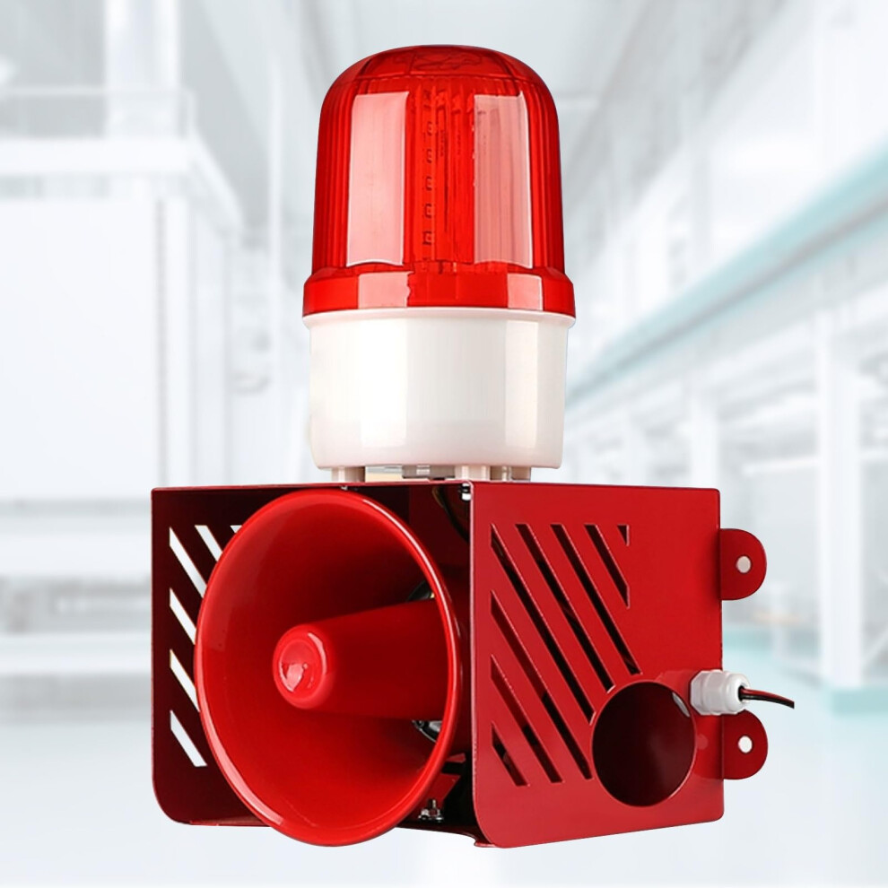 Industrial Alarm 120Db Loud Siren With Bright Led Strobe For Factory And Warehouse Security Dc24v 9365369616134