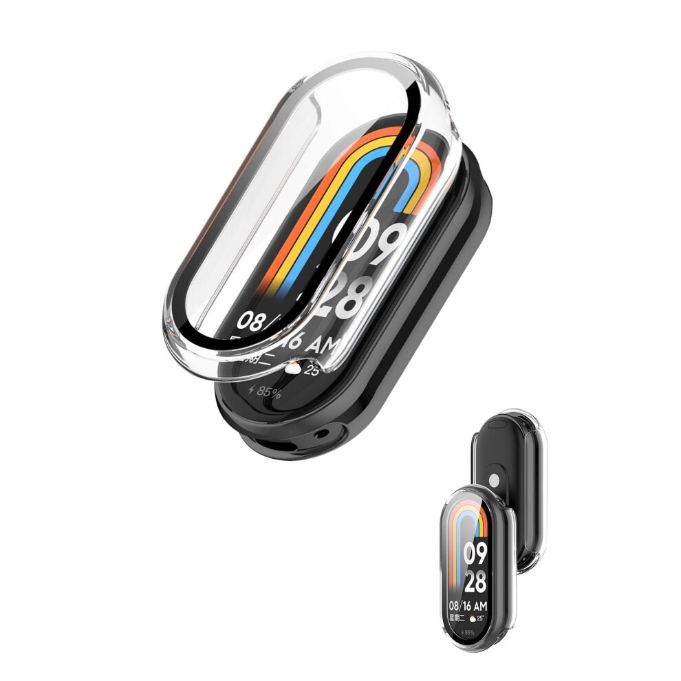 Case For Xiaomi Smart Band 10 With 9H Tempered Glass, Full Edge Coverage Protective Cover 1.75 Inch 9164114447111