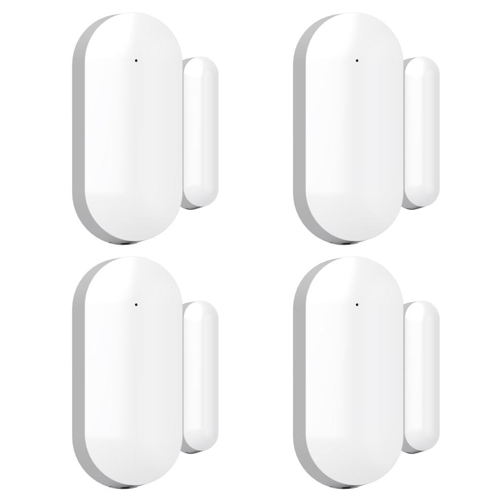 Wireless Door Window Sensor 433MHz Alarm for Home Security and Child Safety, 4 Pack