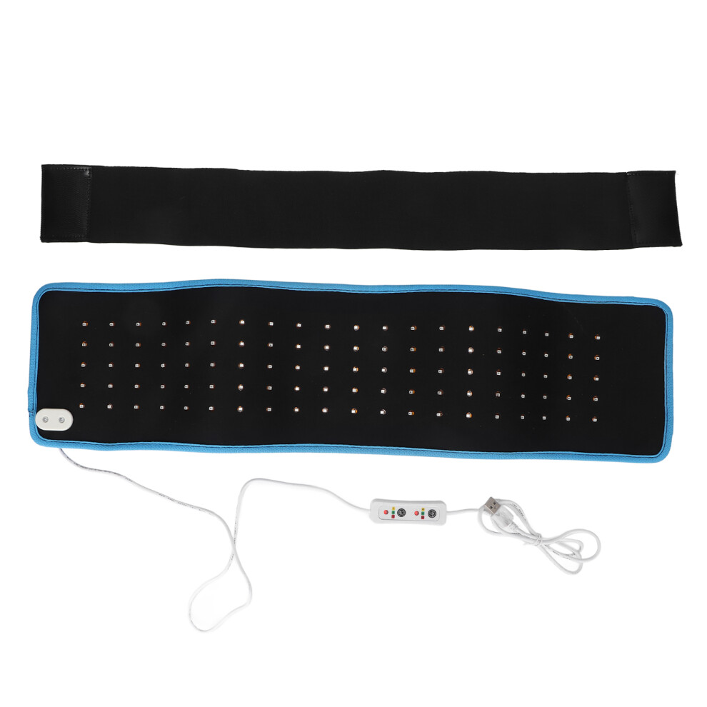 Red Infra Therapy Belt For Pain Relief With Light 620 850Nm Near Infra Wavelengths Targeted Muscle Relaxing Improve Circulation Heating