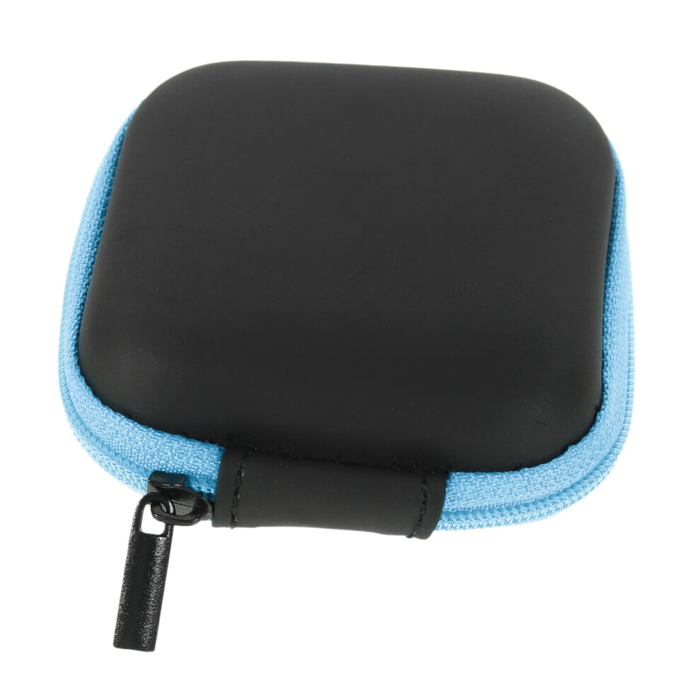 Earbuds Case And Cable Organizer With Zipper, Waterproof Eva Travel Pouch For Earphones And Charger 9164114448323