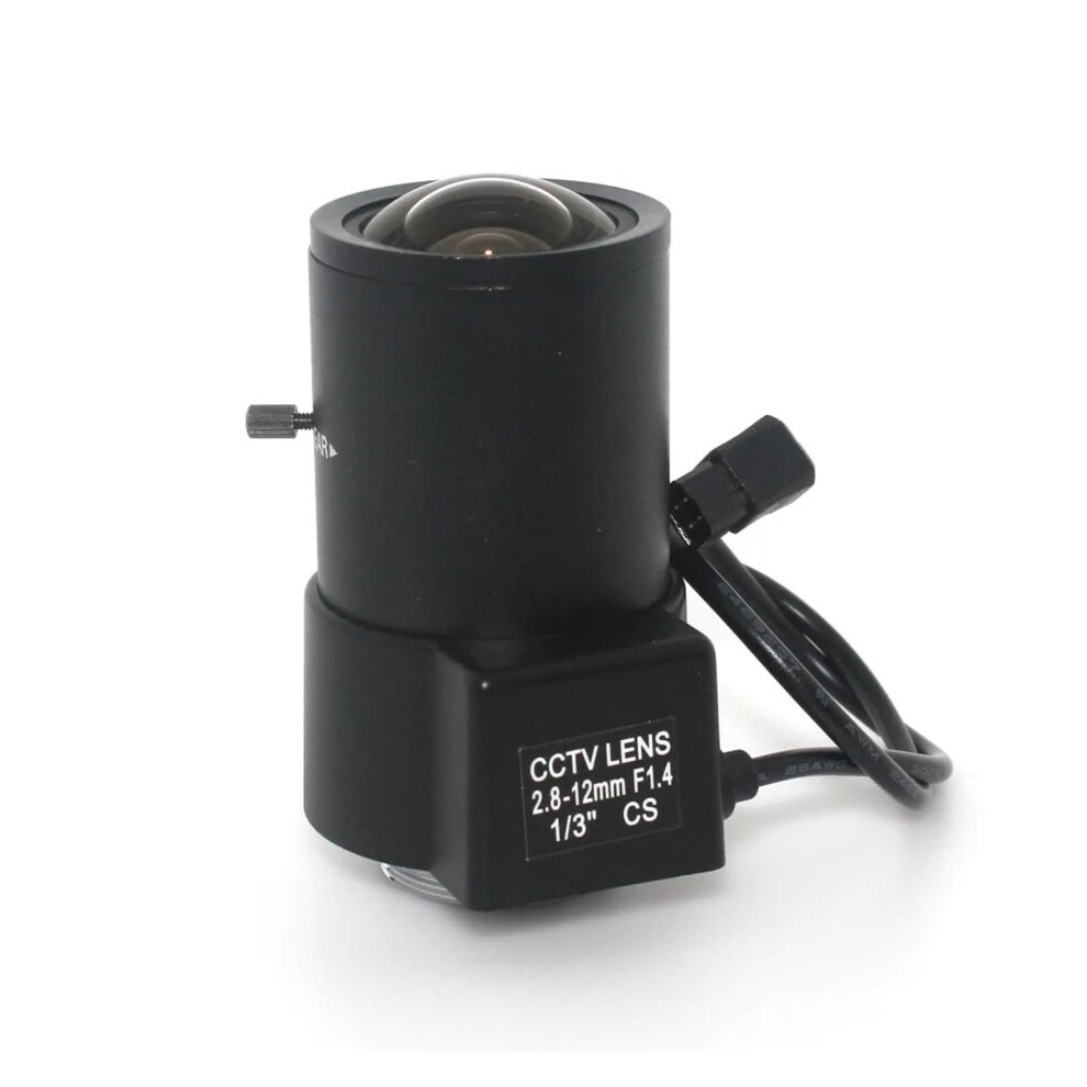 Cctv Varifocal Lens 2.812Mm Auto Iris F1.4 Low Adjustable Zoom Cs Mount Light 9164114448477