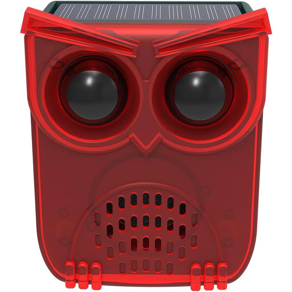 Solar Motion Sensor Alarm With 129Db Loud Siren And Strobe Light, Ip55 Waterproof For Home And Farm 9365369617520