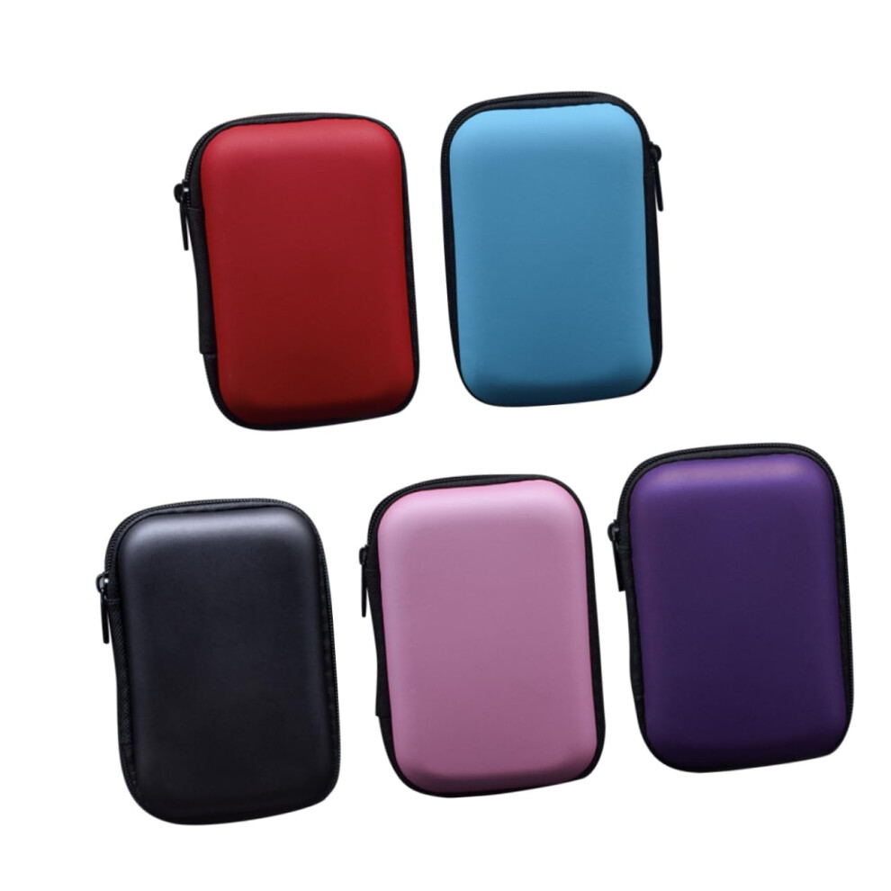Earbud Case Set With Hard Shell Protection And Secure Zipper For Travel Cable And Charger Storage 9164114449313