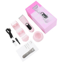 Body Hair Trimmer Wet and Dry Use USB Rechargeable Electric Shaver with Replaceable Ceramic Blades