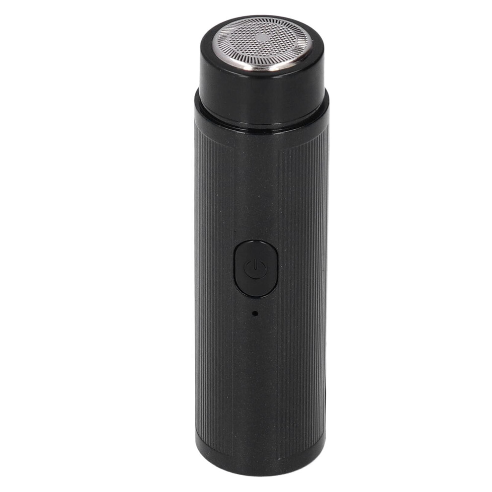 Mini Electric Shaver for Men with Speed Motor, Dual Net, Compact Rechargeable Travel Razor Black