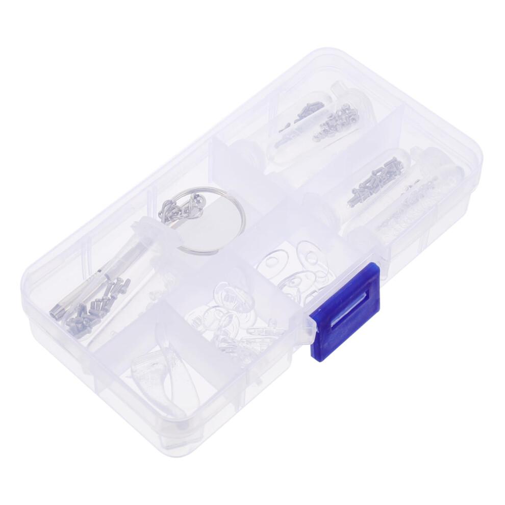 Eyeglass  Kit with Screws Screwdriver and Nose Pads for Glasses Sunglasses and Watches