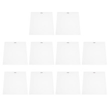 10PCS 12 Inch White Cardboard Dust Resistant Record Sleeves, Resealable