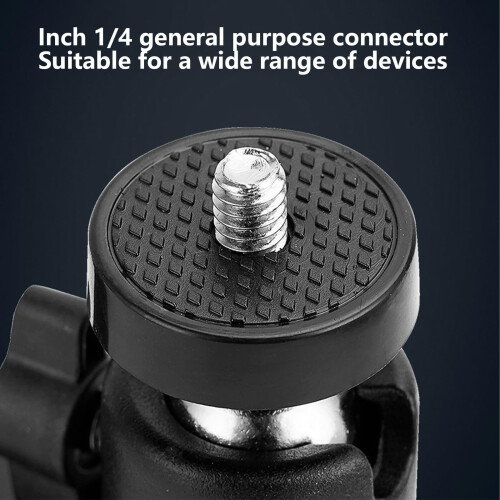 Adjustable Foldable Projector Wall Mount with 1/4 Inch Screw, TwoAxis Tilt, Metal Bracket 2