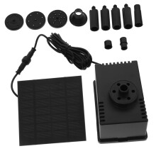 Solar Fountain Pump with Multiple Spray Patterns for Bird Bath Pond Fish Tank Garden Decor