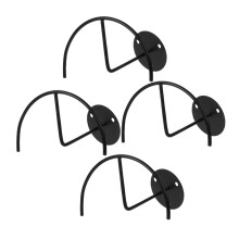 4Pcs Wall Mounted Hat Rack SpaceSaving Metal Baseball Cap Holder for Stylish Home Organization
