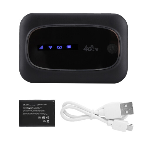 Ταξιδιωτικό δρομολογητή με οθόνη WiFi Hotspot και υποδοχή κάρτας Sim, δεδομένα 4G LTE,