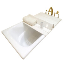 Foldable Bathtub Cover and Tray 150x70cm Heat Insulation Dustproof Bath Protection Board