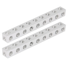 Robotics Square Beam Teil mit 9 Löchern 8x8x72mm - Präziser und robuster Metallverbinder