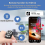 (White) TikTok Scrolling Ring with Finger Remote, Wireless Bluetooth Control for iPhone iPad Android 2