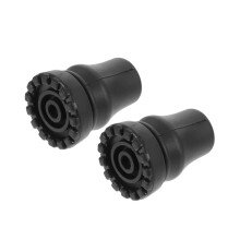 Trekking Pole Tip Protector Rubber Foot Pads NonSlip Shockproof Covers for Hiking and Walking 2pcs