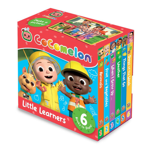 CoComelon Little Learners Pocket Library: 6 mini board books about first experiences