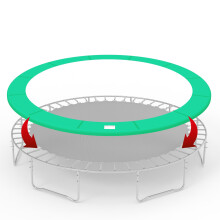 GALACTICA 14FT Outdoor Round Trampoline Replacement Pad Spring Cover Safety Padding Green