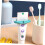8pcs Manual Toothpaste Squeezer Dispenser, Plastic Tube Squeezer for Toothpaste, Cream and Paint 4