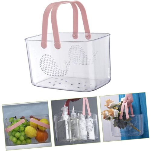 Shower Caddy with Ergonomic Handle Large Capacity Bathroom Storage Basket for Home Dorm Kitchen 2