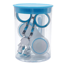 Contact Lens Applicator and Remover Tool with Suction Cup for Beginners, Travel Size Blue