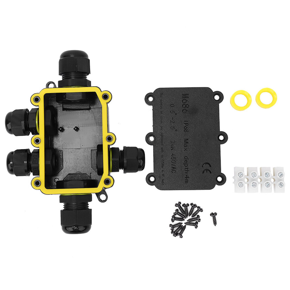 Outdoor Electrical Junction Box Ip68 Rated Waterproof Dust Proof Anti Uv Plastic Electrical Connector Easy Installation For Underwater Applications 9482828046124