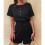 Casual Playsuit Romper για γυναίκες, μοντέρνο καλοκαιρινό φόρεμα με κοντό μανίκι, σχέδιο με 2