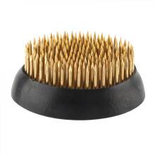 Pin Frog for Creative Flower Arrangements, Hand Made in Japan Kenzan Floral Fixed Tool with Dense Long Needles for Precise Placement Dia. 40mm