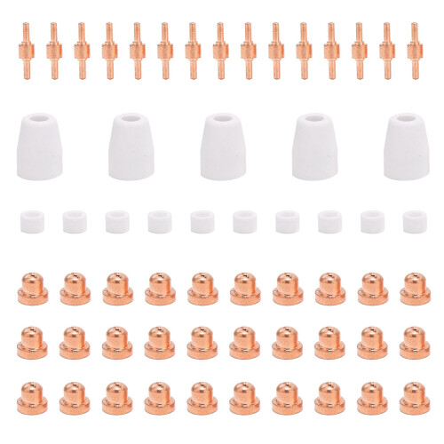 Copper Nozzle For Plasma Cutting Consumables Excellent Contact Performance Fine Processing Technology Stable Working Operation Experience Fit For 2