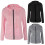 Ελαφριά μπλούζα με κουκούλα για γυναίκες, ανάγλυφο βαμβακερό χιτώνα με κουκούλα 5