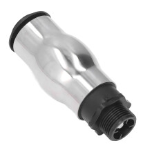 304 Stainless Steel Foam Jet Fountain Nozzle with Champagne Spray, G1 Thread for Garden Pond