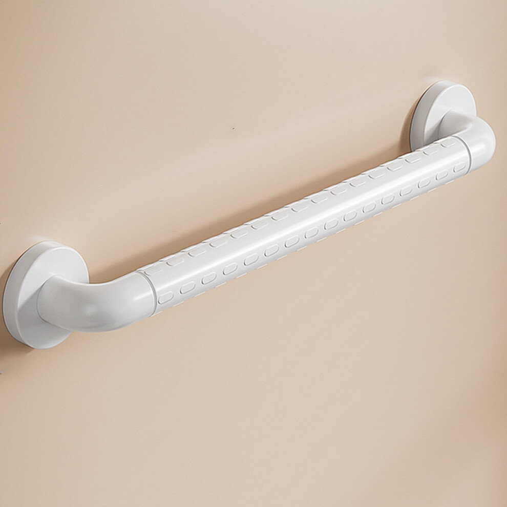 15 Inch Grab Bars for Bathroom with NonSlip Grip and BuiltIn Night Light, White Wall Mounted