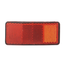 Bike Reflectors 10pcs Rear Pannier Rack Safety Reflector Discs for Enhanced Night Visibility