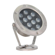 LED Underwater Light IP68 Waterproof 12V Rotatable Warm White Pool Spotlight for Pond Garden
