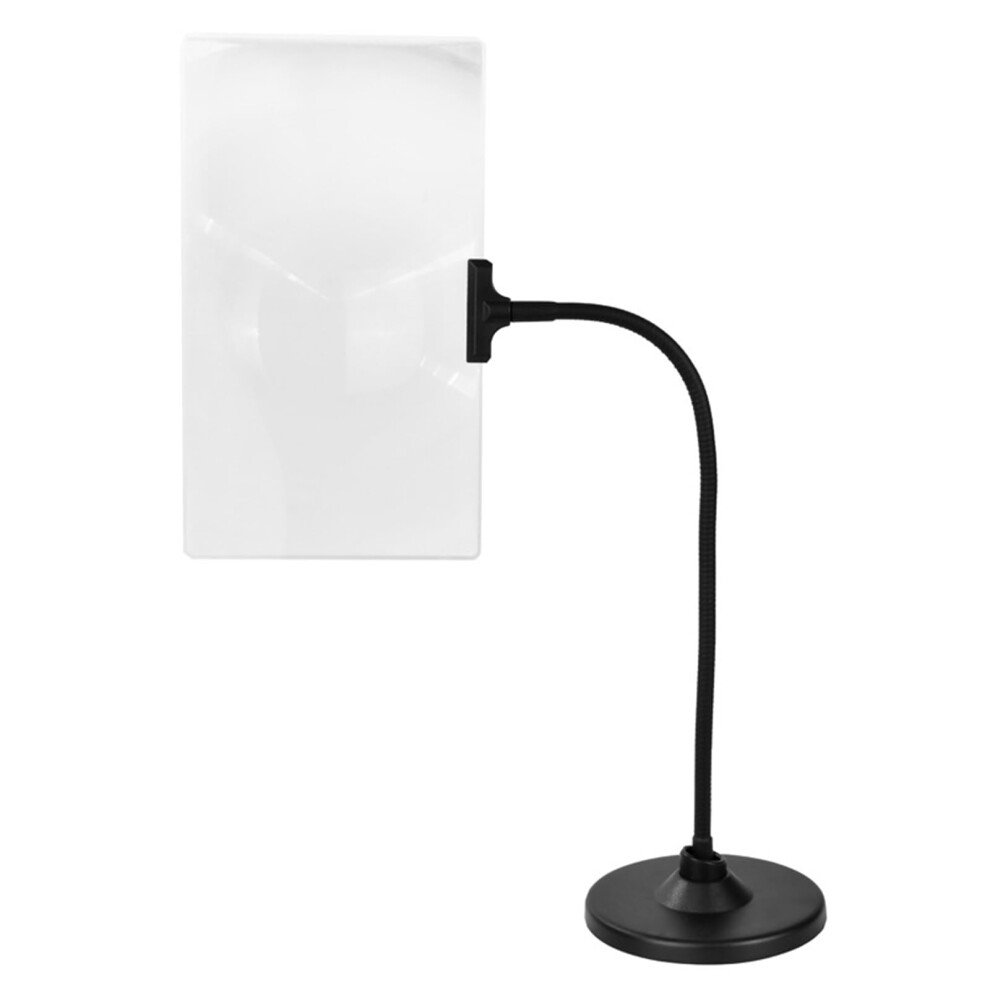 Light Magnifying Glass With Flexible Gooseneck Led Desktop Magnifier For Sewing, Craft And Reading