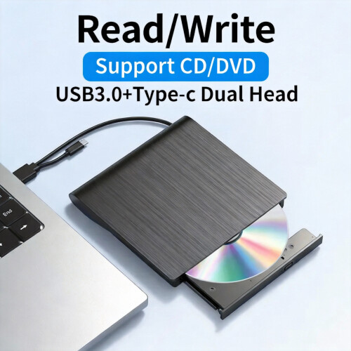 USB 3.0 Type-C External DVD Drive Burner 2