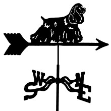Vintage Metal Weather Vane with Animal Design, RustResistant Wind Direction Indicator for Garden Roof