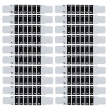 20 pcs Reusable Forehead Thermometer Strips, Plastic Temperature Readings