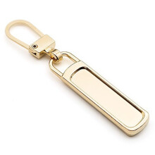 Zipper Pull Replacement Kit, Durable Zinc Alloy Tabs 48x8.5mm for Suitcases, Bags, Clothing (Grey, 2pcs)