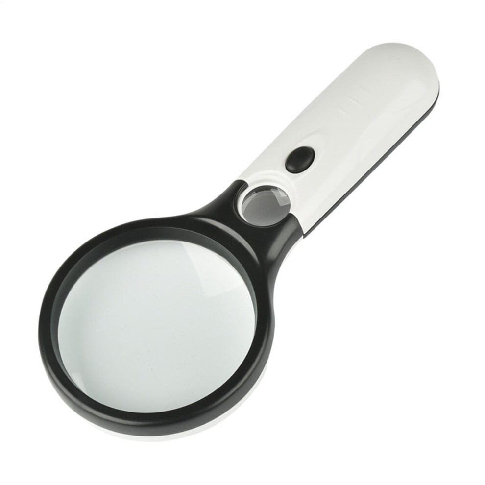 Magnifying Glass with Light, Dual Lens LED Handheld Magnifier for Reading, Jewelry and Coins