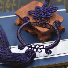Silk Tassel Ornaments for Jewelry Making, Curtain Sewing, Home Decor, Car Pendant (Purple)