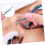 Eyelash Extension Applicator Tweezer Tool with Comb for False Lashes and Makeup Application 5
