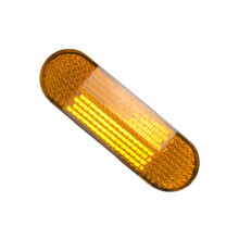 Motorcycle Reflectors for Front Forks,  Visibility Yellow, 360 Adhesive, Waterproof