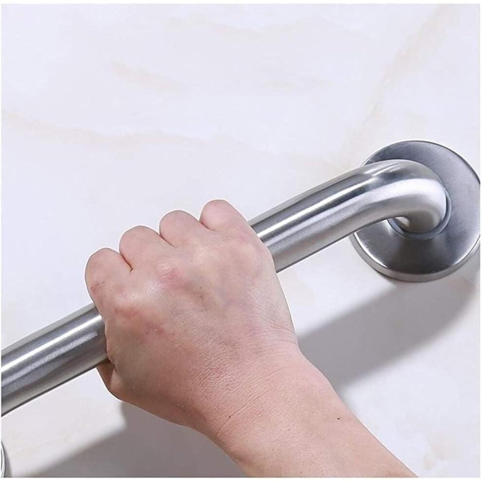 Bathroom Grab Bar 58cm Stainless Steel Safety Handrail for Elderly with 300kg Load AntiSlip Grip