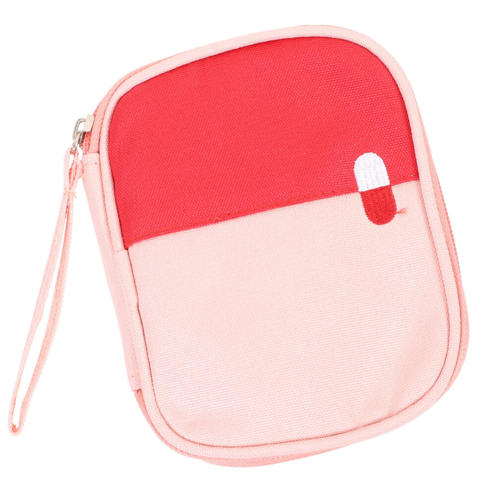 Hiking First Aid Kit Bag Compact Medicine Pouch Portable Travel Organizer Essentials