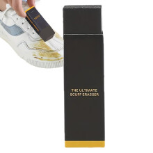Shoe Cleaner Eraser for Leather and Sneakers, Lightweight Stain Remover for White Shoes, Black
