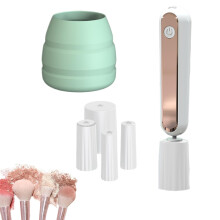 Electric Makeup Brush Cleaner with 3 Modes, DeepCleaning Technology, Silent Speed Washer for Women White