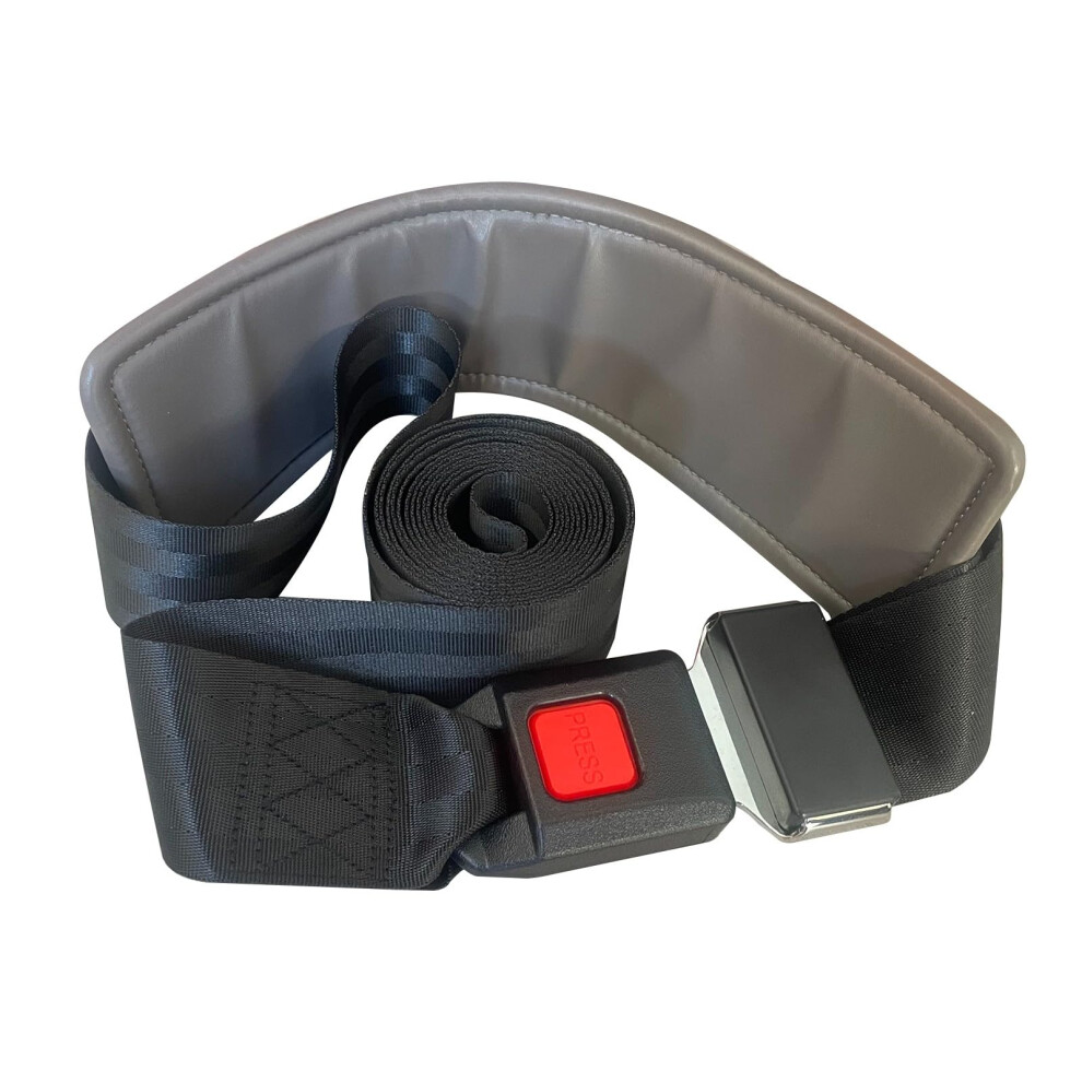Physical Therapy Mobilization Belt with Padding, Adjustable Manual Traction Strap for Rehab