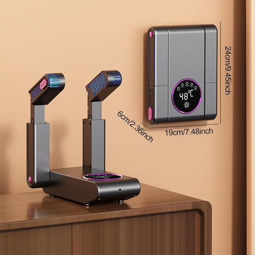Shoe Dryer and Boot Warmer with Adjustable Timer Foldable Design for Efficient Drying 2