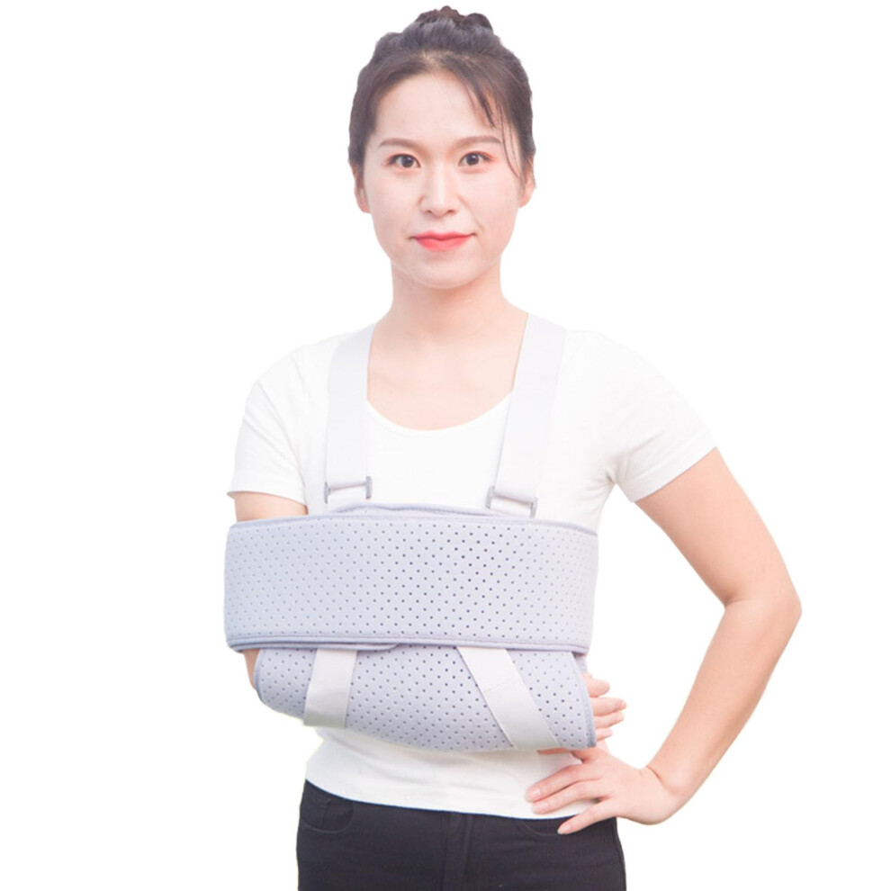 Adjustable Medical Arm Sling with Ergonomic Balanced Support and Breathable Padded Strap for Injury Recovery